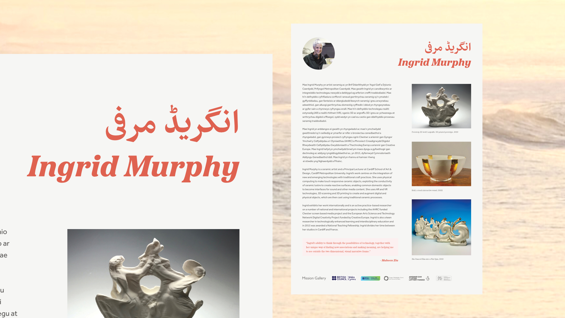 Collage of different visual branding componenets for the Flow Project