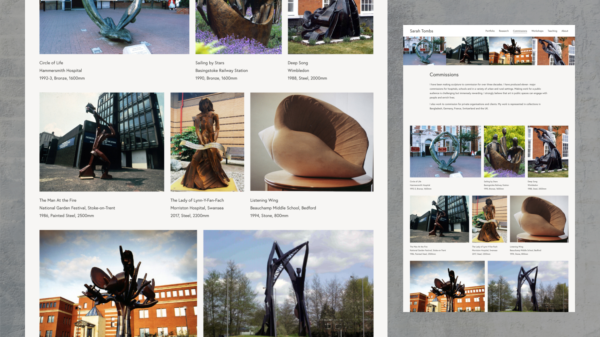 Collage of different visual branding componenets for the Flow Project